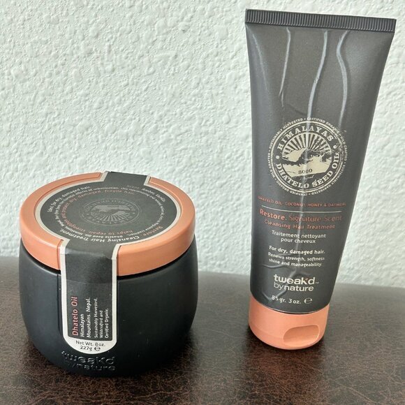 Tweak'd Cleansing Hair Treatment DUO Restore AMBER VANILLA 8 oz + 3 oz SEALED - Picture 1 of 2